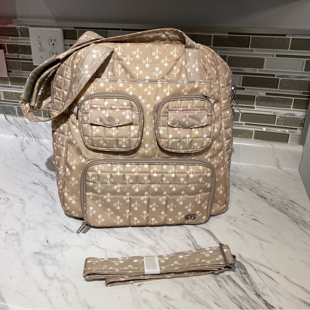 Lug bag large overnight style diaper bag mom travel bag